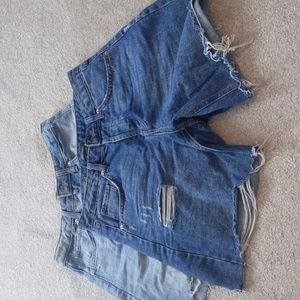 Lot of 2 wild fable jean shorts, 6
